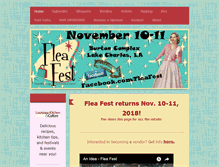 Tablet Screenshot of fleafest.com